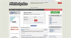 Desktop Screenshot of prehled-prace.cz